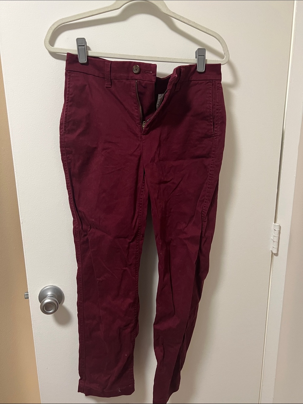 J. Crew Women’s Burgundy Chinos